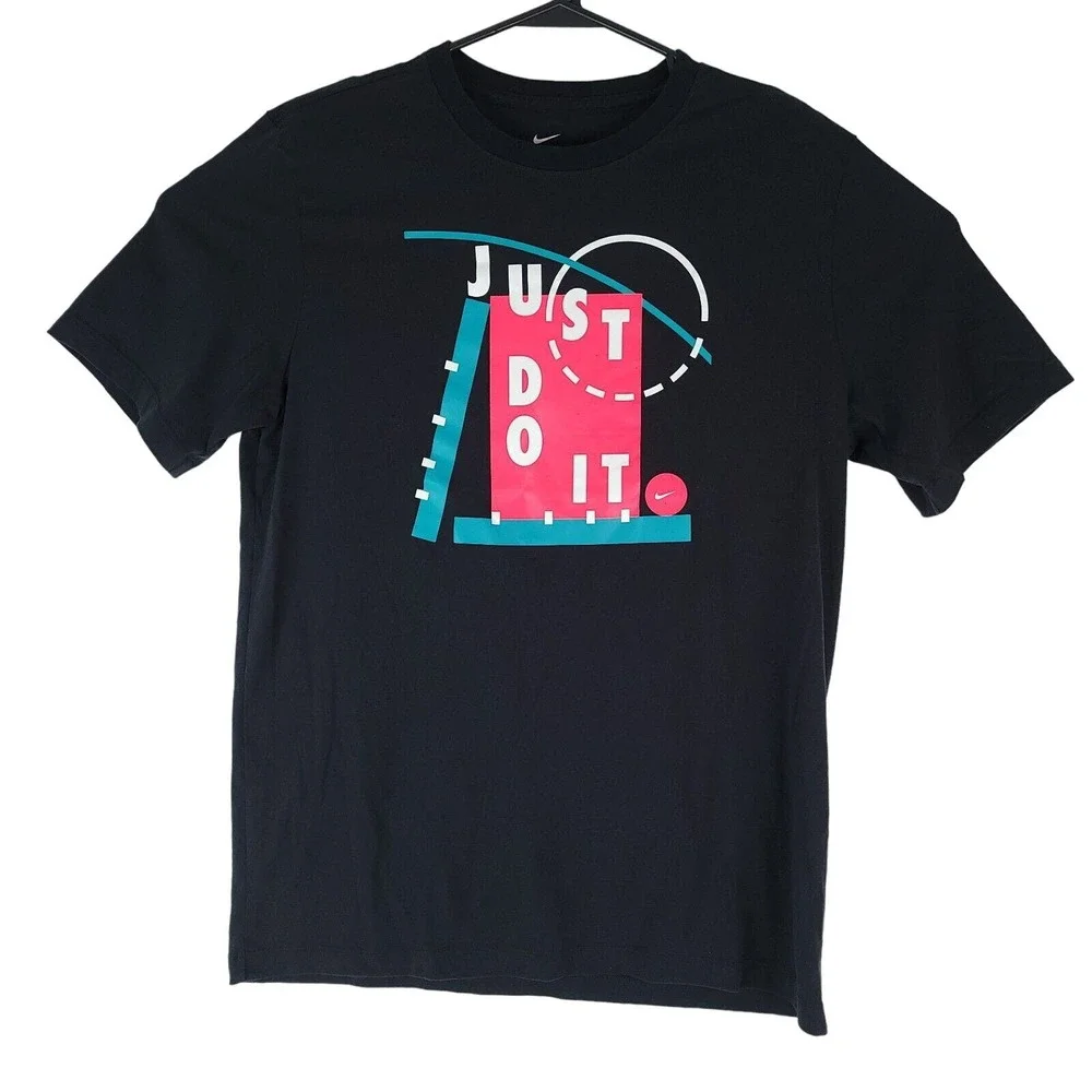 Nike Dri-Fit Black Just Do It‎ Mens Basketball T-Shirt Size Large CD1100-010